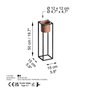 Aberto Design Maceta Decorativa GED-023-B Negro y Cobre